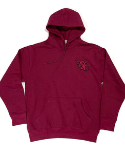SFC "LUXURY SCRIPT" MIDWEIGHT HOODY (BURGUNDY)